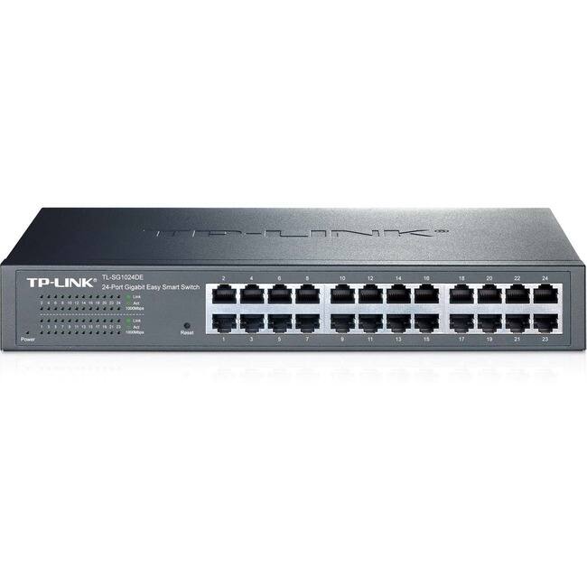 TL-SG1024DE TP-LINK 24-Port Gigabit Easy Smart Switch

Power
Line
Reset
100Mbps
1 2 3 4 5 6 7 8 9 10 11 12 13 14 15 16 17 18 19 20 21 22 23 24