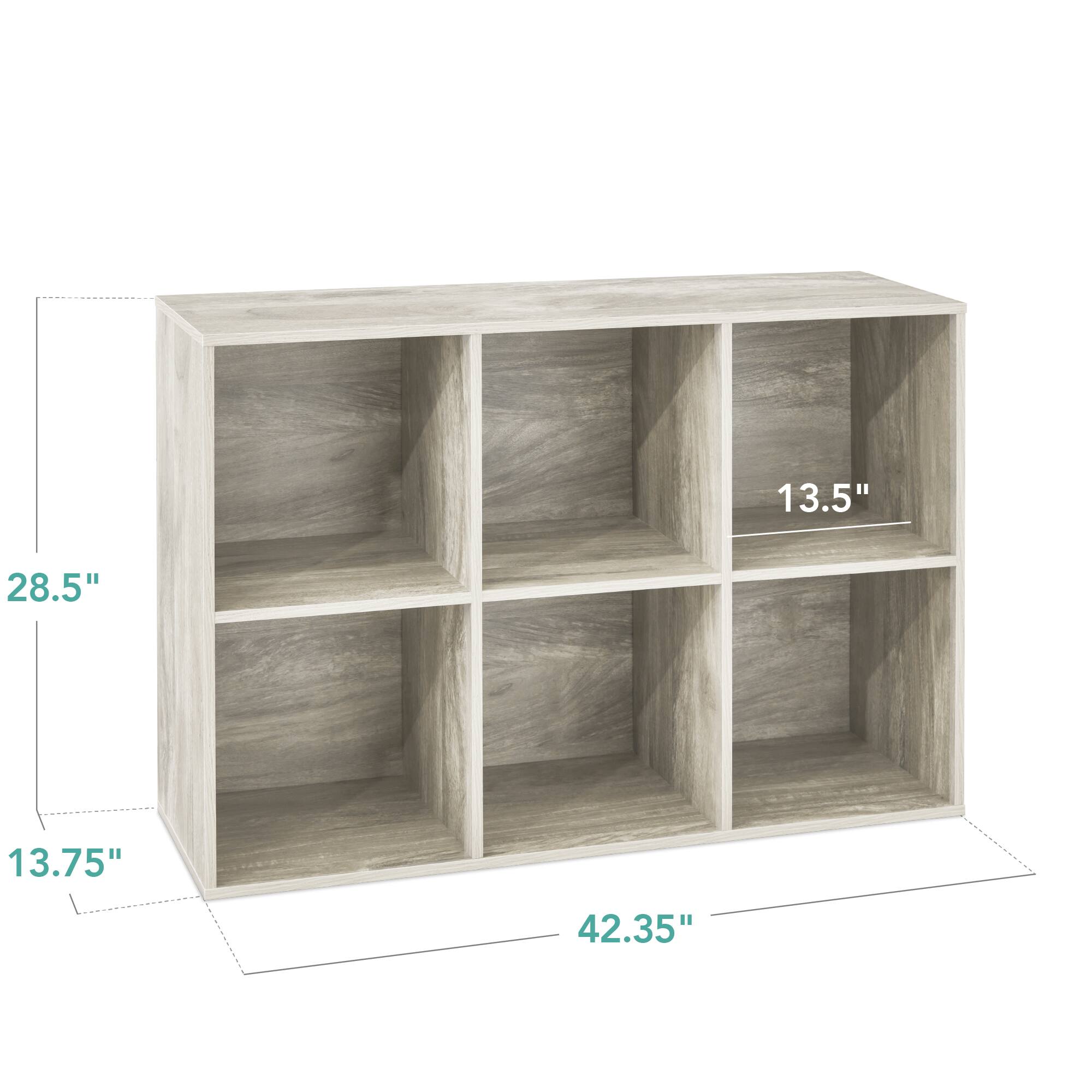 The dimensions of the shelf are:

- Height: 28.5"
- Depth: 13.75"
- Width: 42.35"
