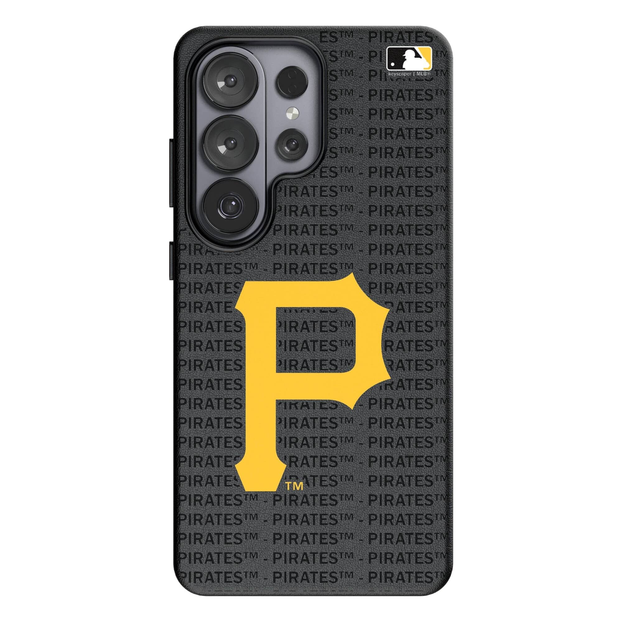 Keyscaper - MLB - Pittsburgh Pirates Text Backdrop Galaxy Magnetic Bump Case - S26 - Black price history on PriceWatchPro