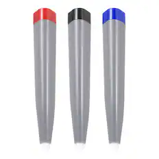 Front. Unique Bargains - 3pcs Touch Infrared Screen Pen Whiteboard Optical Stylus Pens for Education Electronic Whiteboard Presentations - Multicolor.