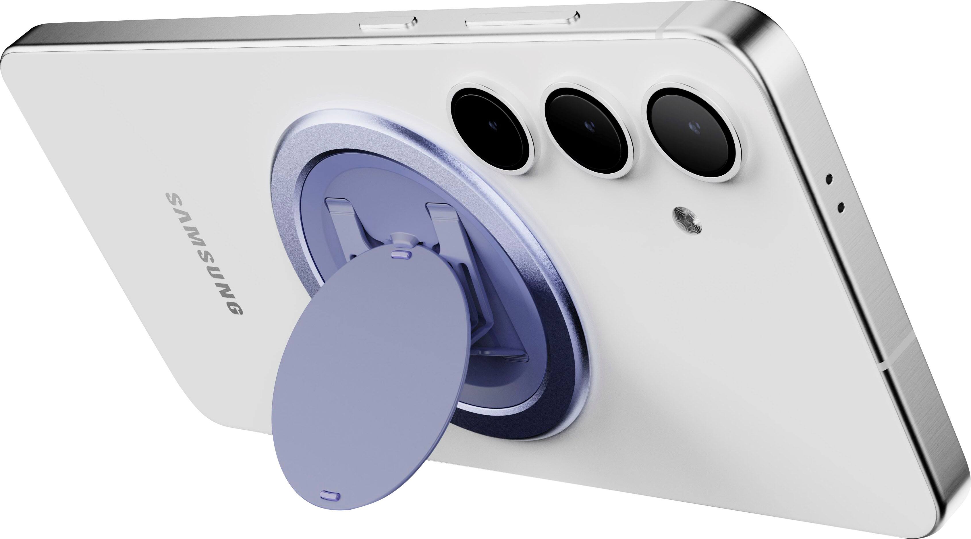 Alt View 11. OhSnap - Snap Magnetic UltraThin Universal Phone Grip and Stand with MagSafe Charge- Thru for Apple iPhones/Universal - Crushed Orchid.