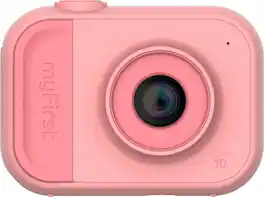 myFirst - Camera 10 - New Mini Digital Camera for Kids, Photo, Video, 5MP, 32GB Micro SD Card - Pink