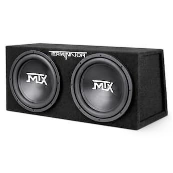 MTX TNE212D 12 Inch 1200 Watt Car Audio Dual Loaded Subwoofer Box MTX TNE212D 12 Inch 1200 Watt Car Audio Dual Loaded Subwoofer Box