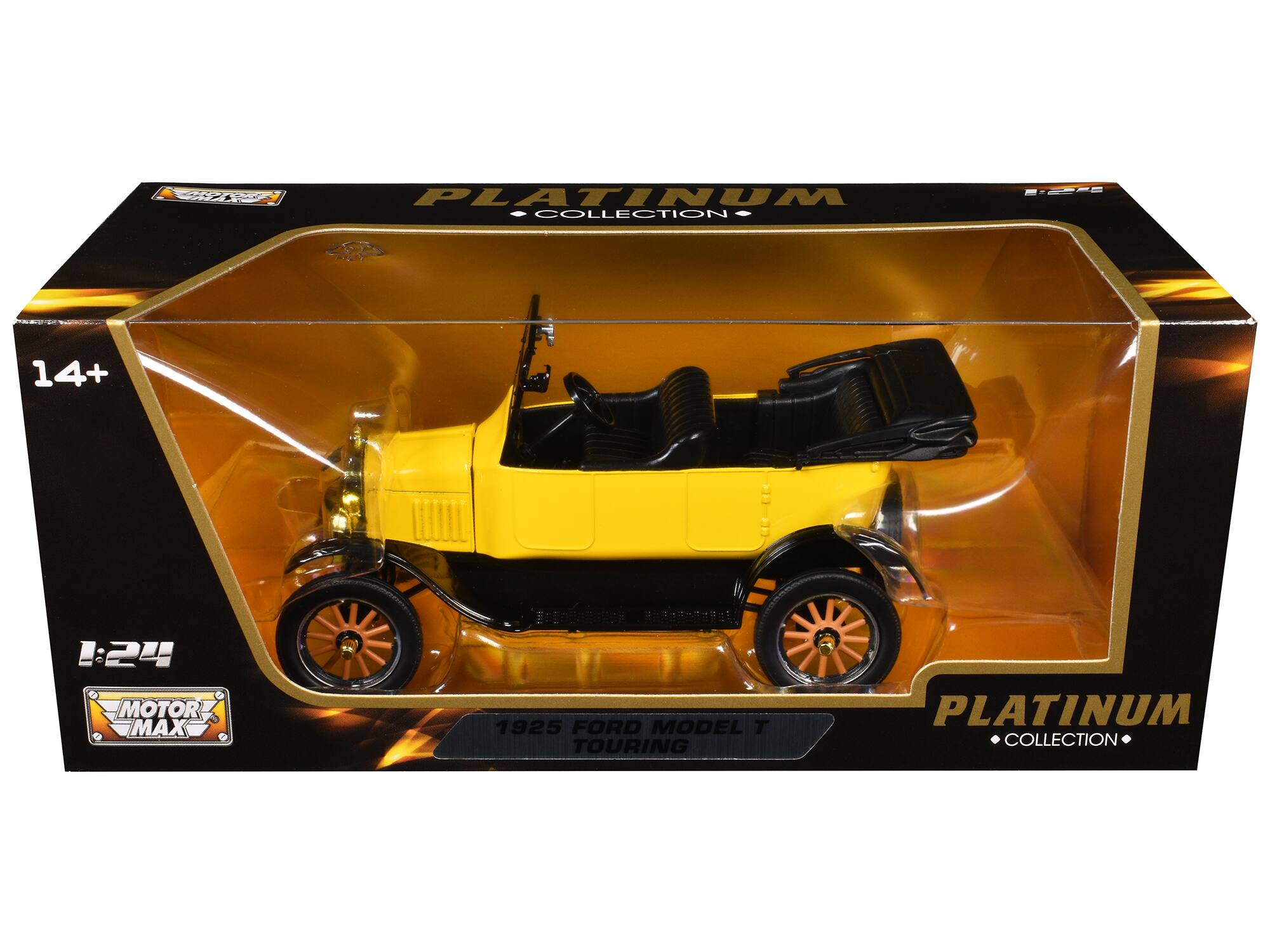 "1925 Ford Model T Touring Yellow ""Platinum Collection"" Series 1/24 Diecast Model Car by Motormax" price history on PriceWatchPro