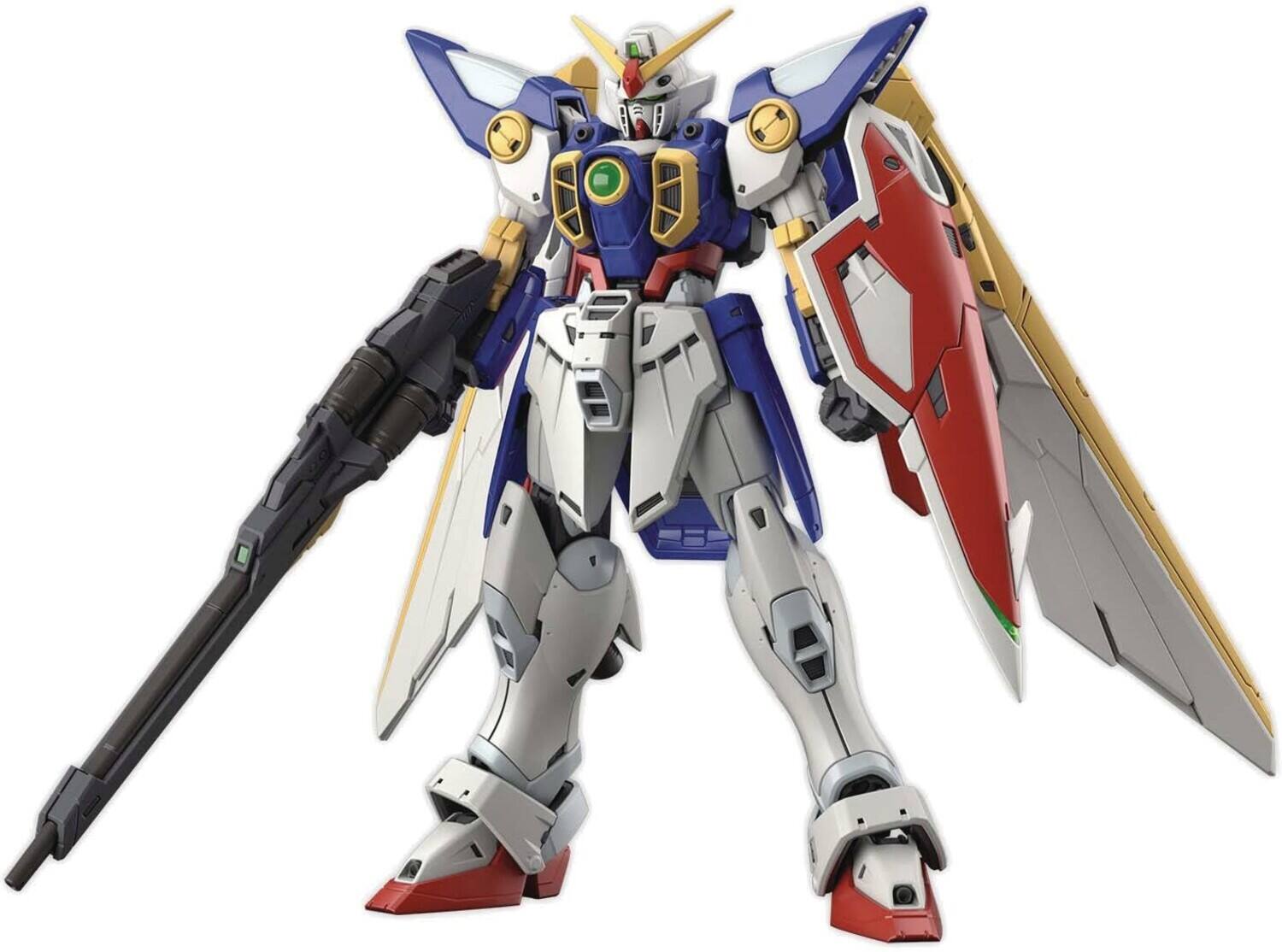 Front. Bandai - Bandai Hobby - RG 1/144 Wing Gundam Plastic Model Kit   - COLLECTIBLES - Multicolor.