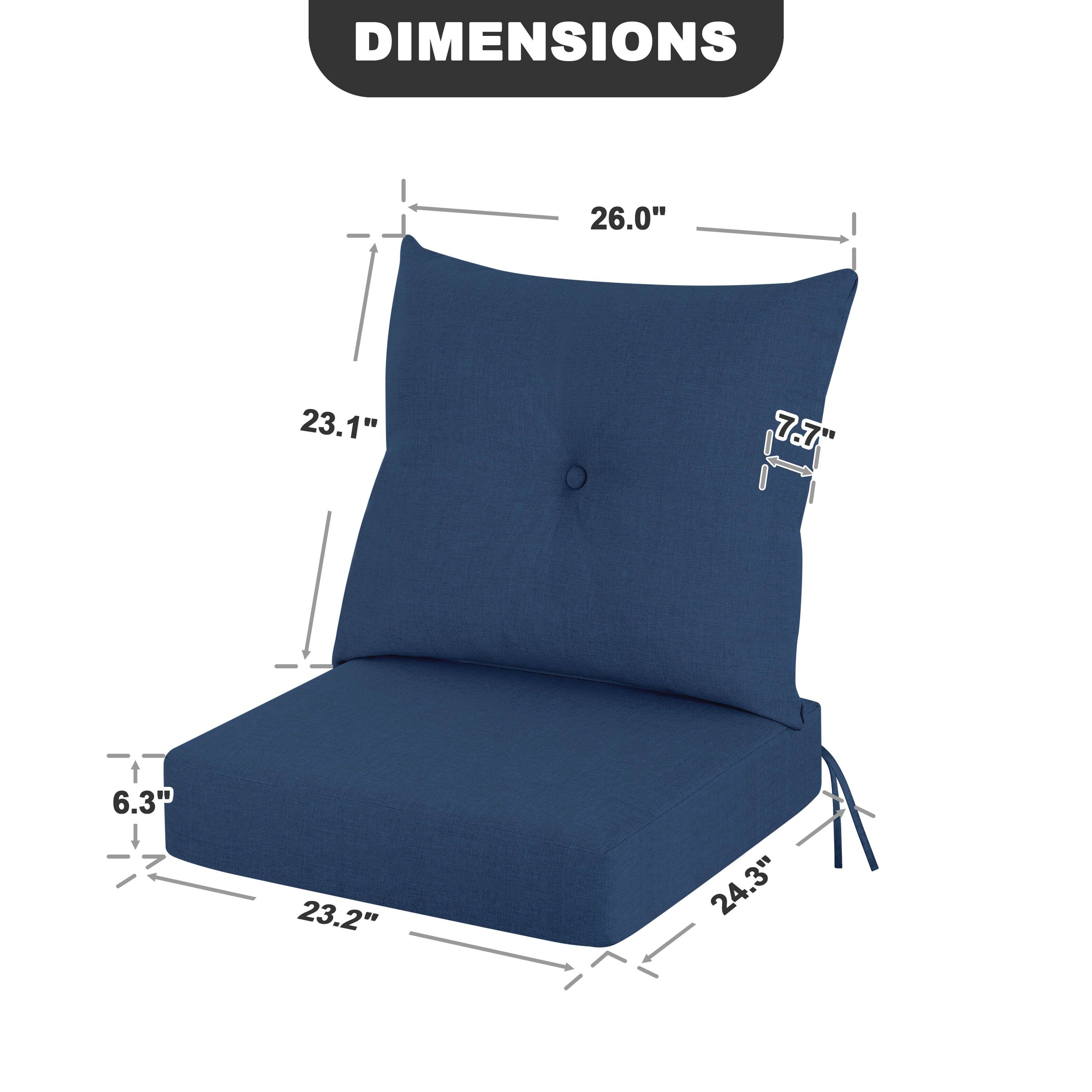 DIMENSIONS 26.0" 23.1" 7.7" 6.3" 23.2" 24.3"