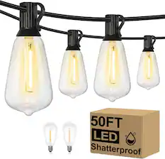 50FT LED Shatterproof