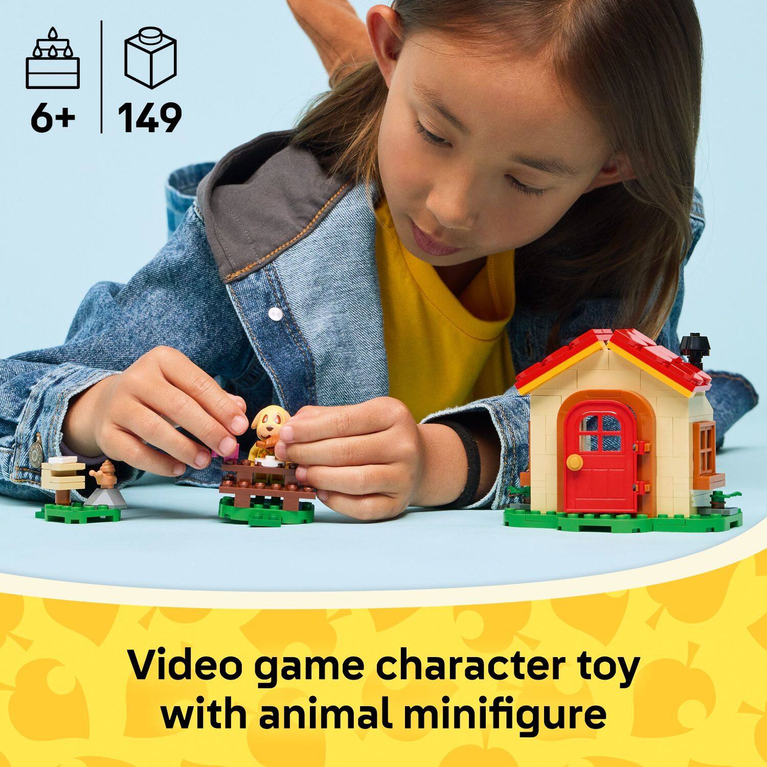 6+ 149 Video game character toy with animal minifigure