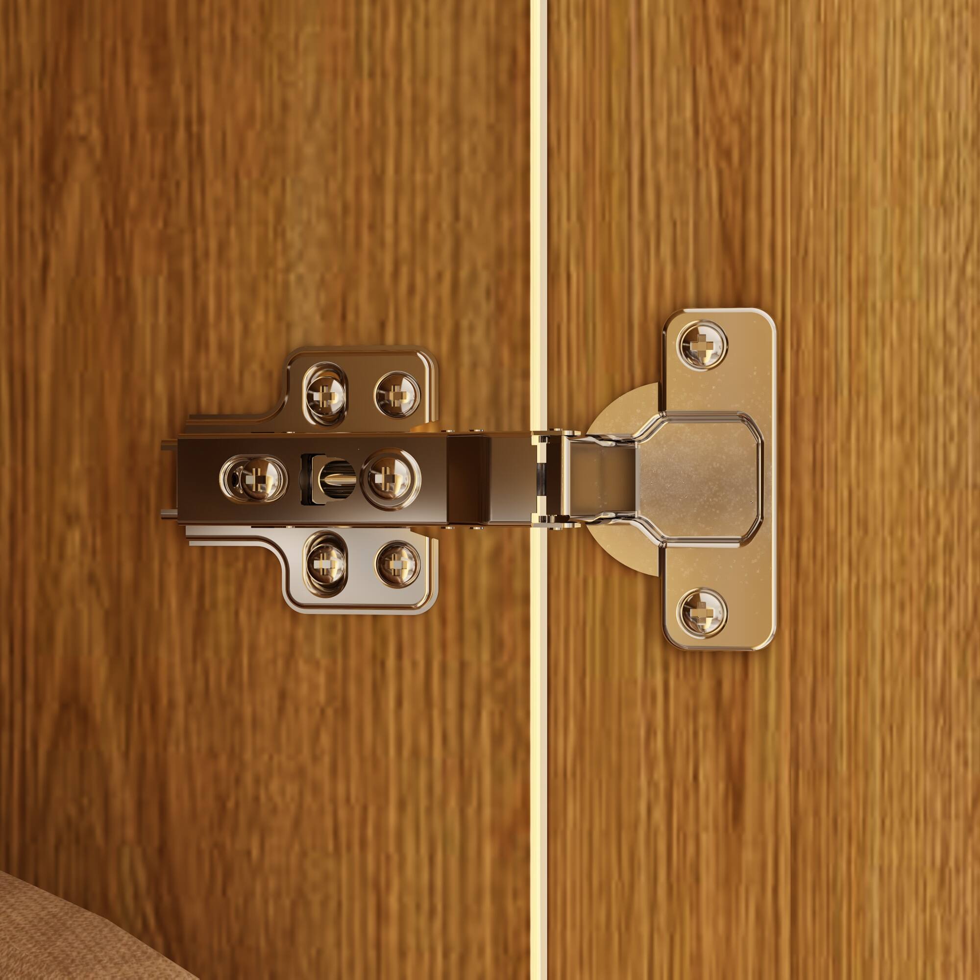 Alt View 6. Famapy - Rattan & Wood Grain Double Door Wardrobe – Natural Style Closet with Hanging Rods, Drawers & Silent Rails - Wooden.