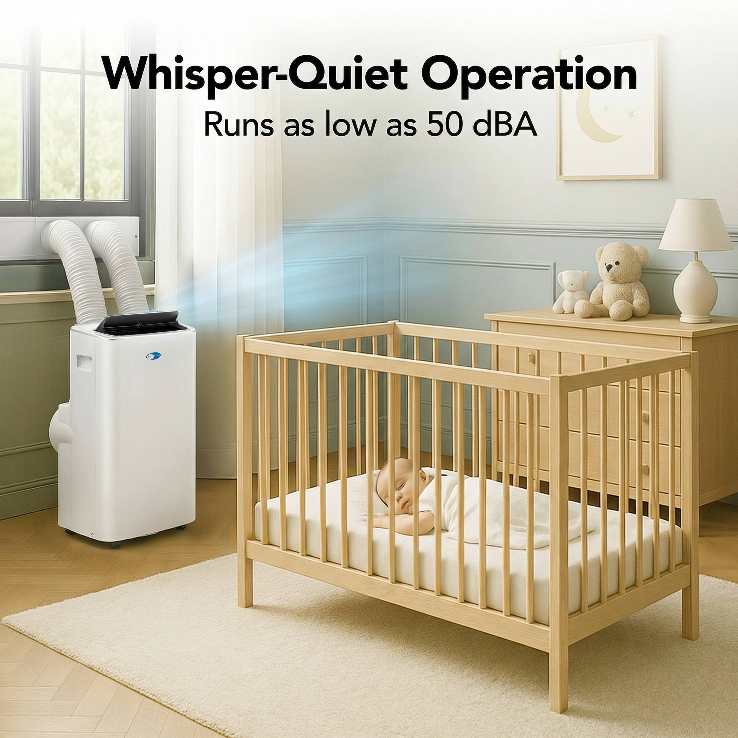 Whisper-Quiet Operation  
Runs as low as 50 dBA