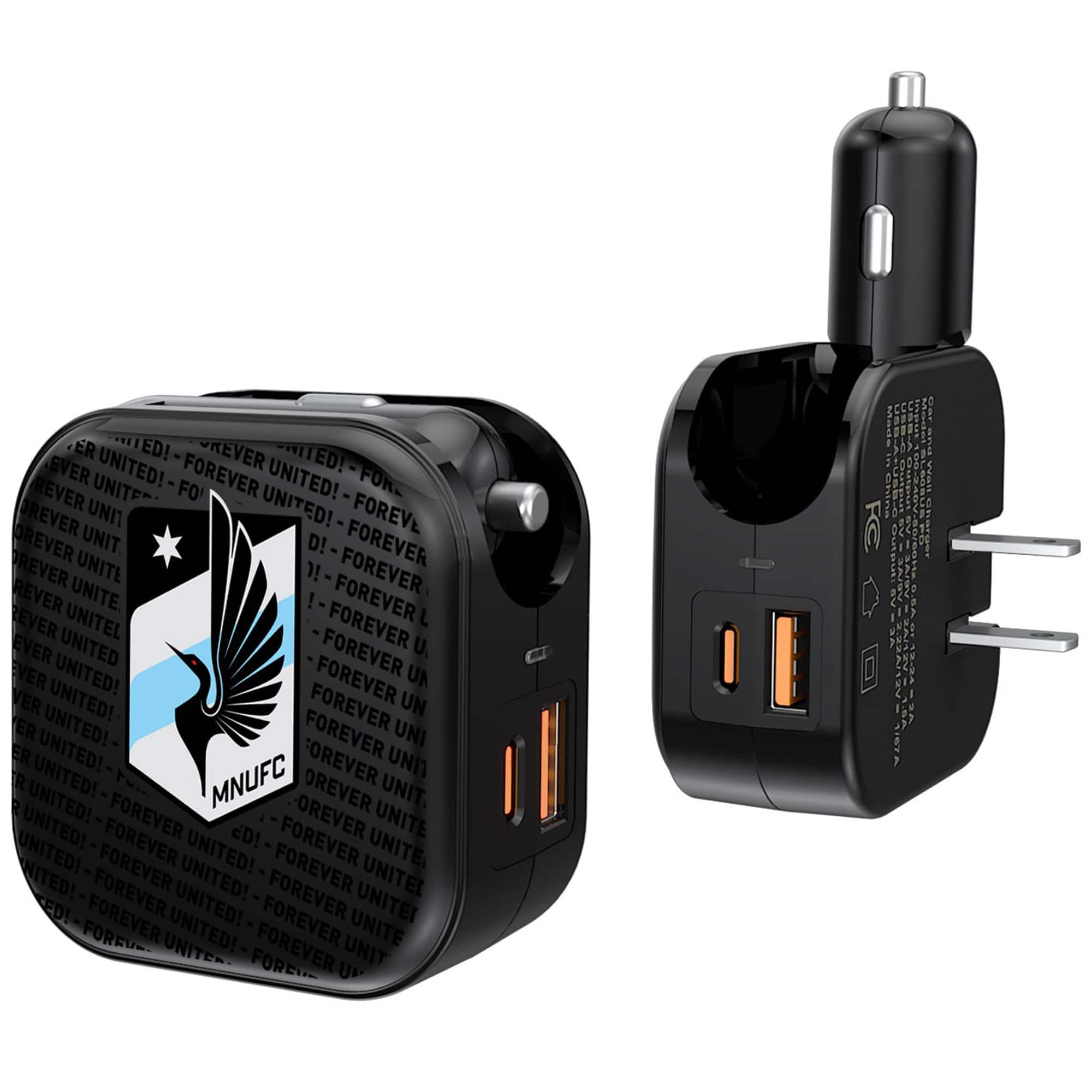 Keyscaper - Minnesota United FC Text Backdrop Design USB Charger - Multicolor price history on PriceWatchPro
