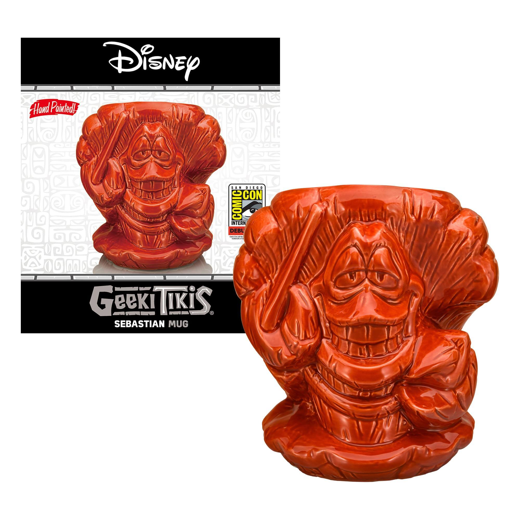 Disney Hand Painted!  
COMIC INTERN  
DEBUT  
Geeki Tikis  
SEBASTIAN MUG