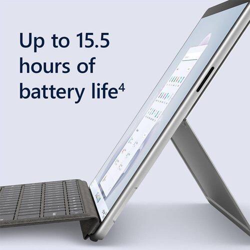Up to 15.5 hours of battery life⁴