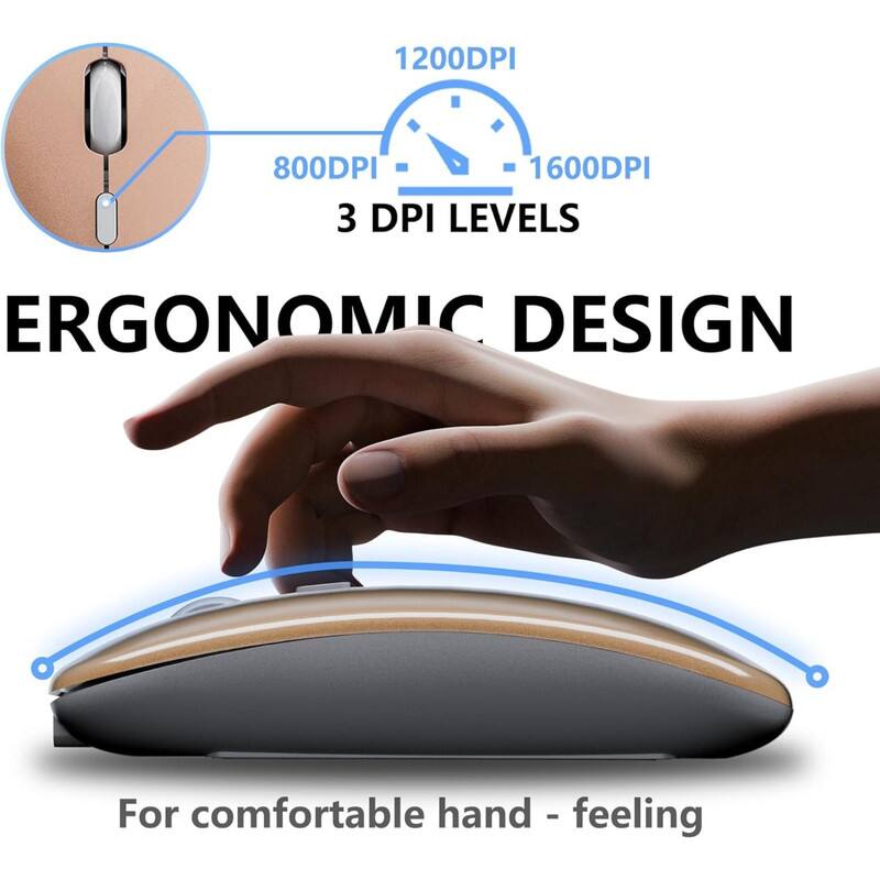 1200DPI 800DPI 1600DPI 3 DPI LEVELS ERGONOMIC DESIGN For comfortable hand - feeling