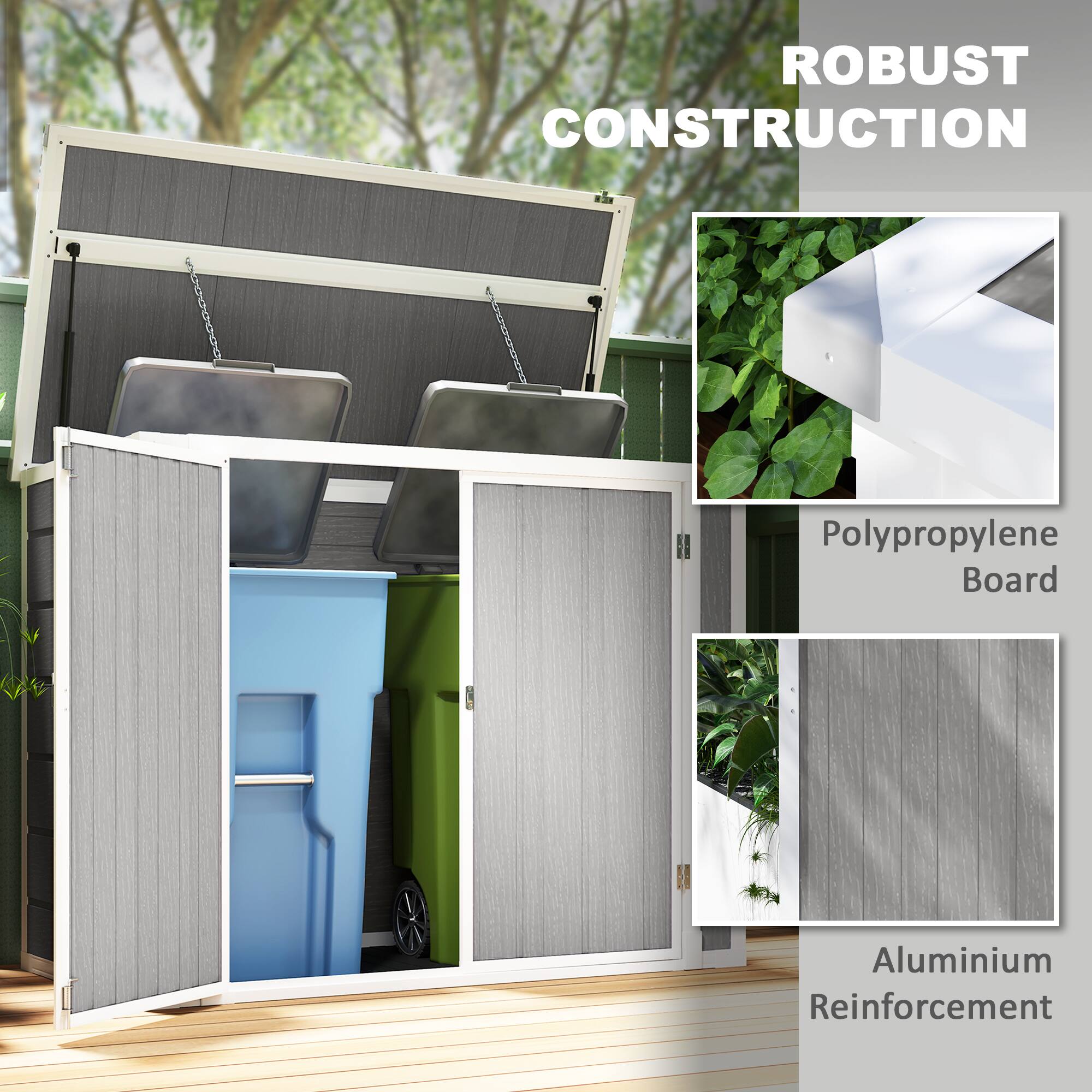 ROBUST CONSTRUCTION
Polypropylene Board
Aluminium Reinforcement