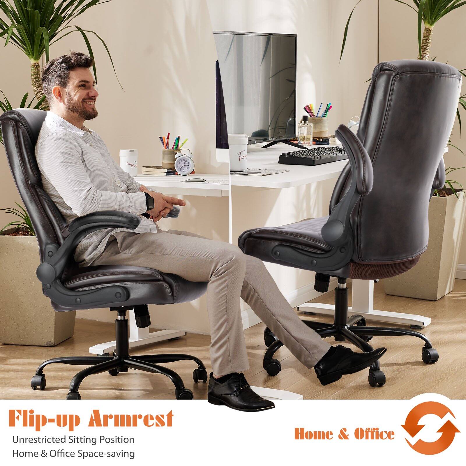 Flip-up Armrest  
Unrestricted Sitting Position  
Home & Office Space-saving  

Home & Office