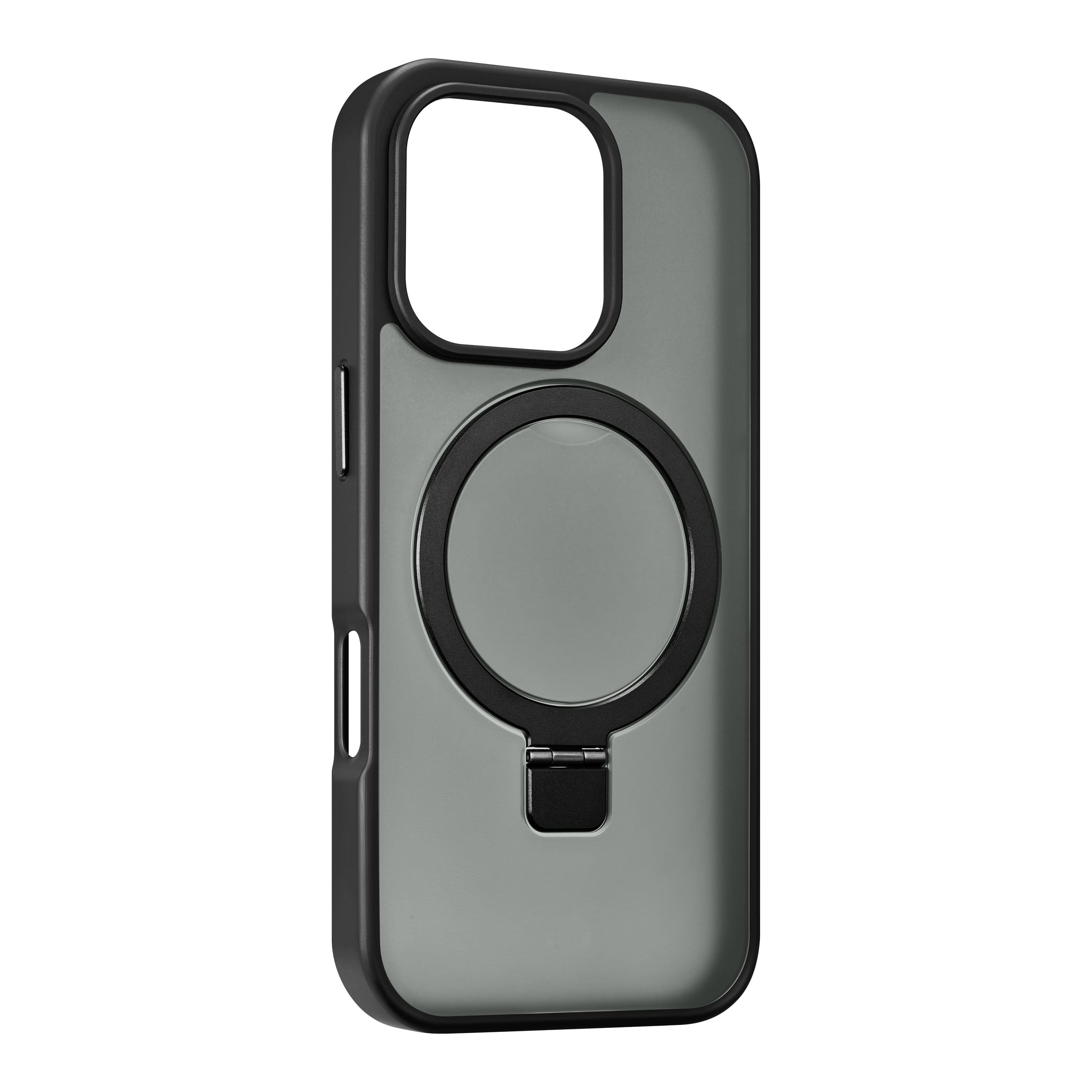 Alt View 20. Insignia™ - Hard-Shell Case with MagSafe Kickstand for iPhone 16 Pro - Black.