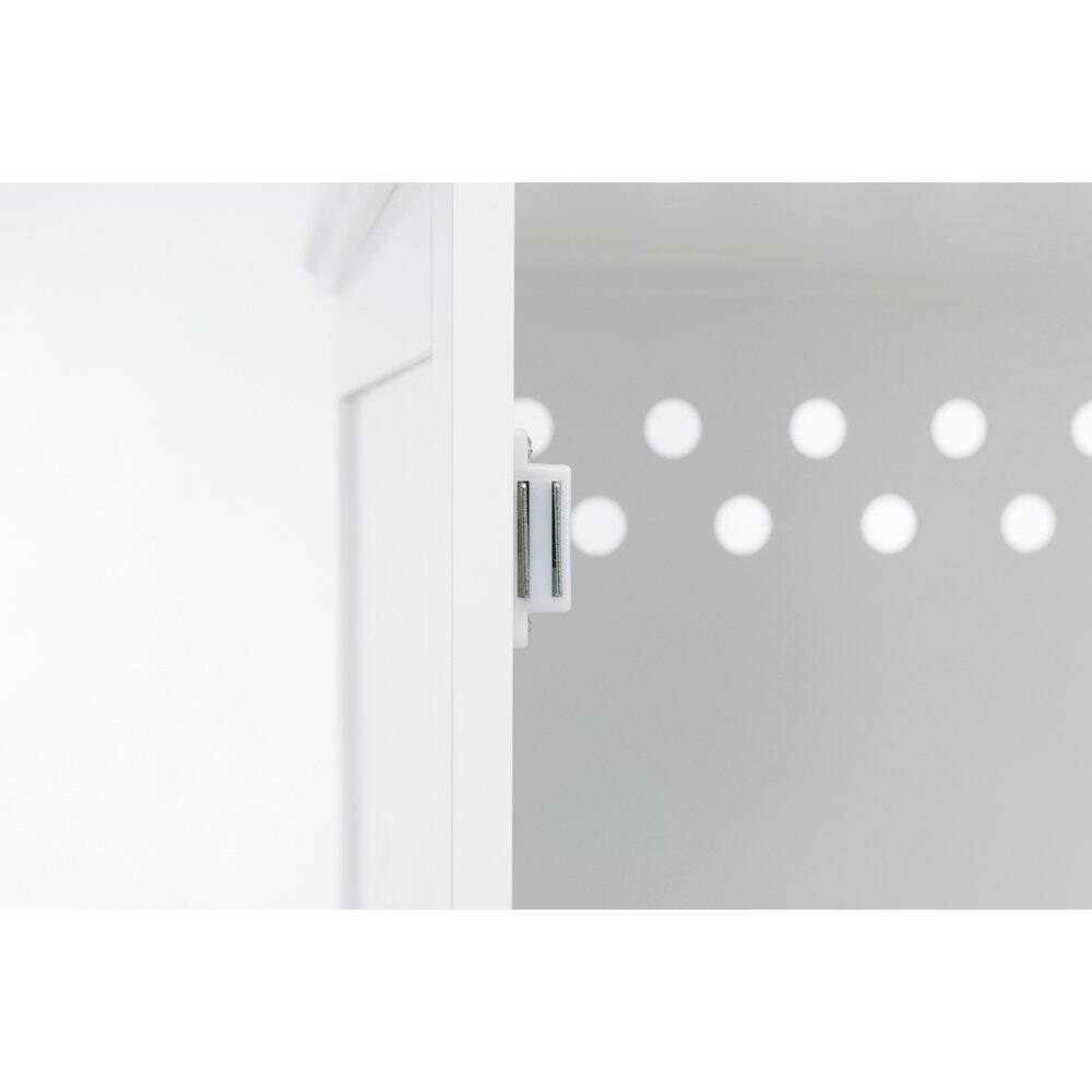 Alt View 2. TRIXIE - 1-Door 20" Wooden Indoor Furniture Style Crate for Small Dogs, White.