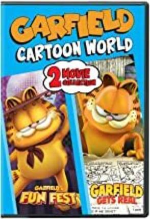 Front. Garfield Cartoon World: Two Movie Collection - DVD.