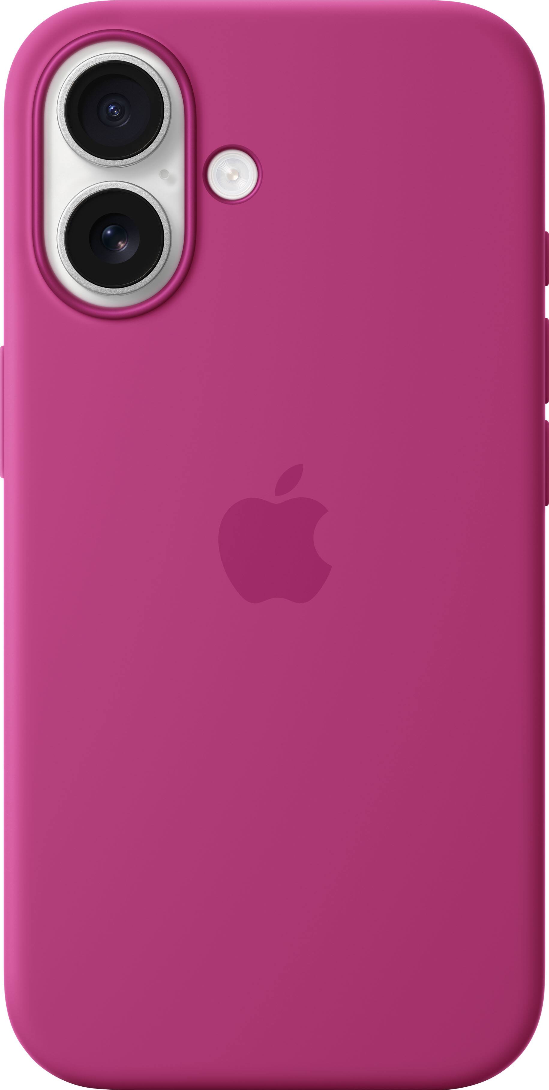 Alt View 13. Apple - iPhone 16 Silicone Case with MagSafe - Fuchsia.