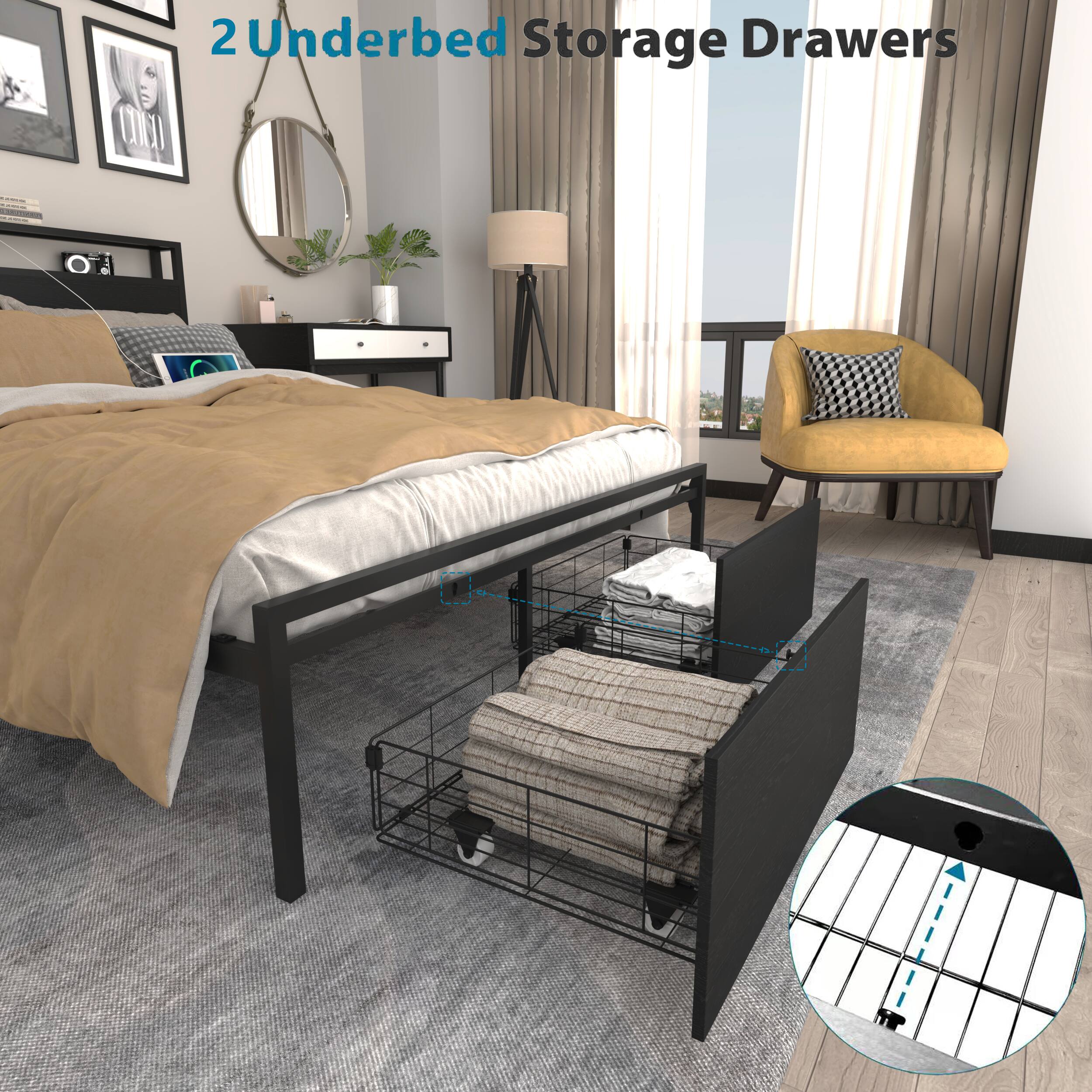 2 Underbed Storage Drawers