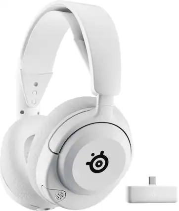 Front. SteelSeries - Arctis Nova 5X Wireless Gaming Headset for Xbox Series X|S, Xbox One - white.