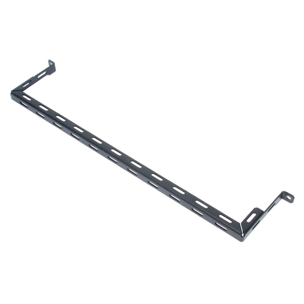 Alt View 10. RackSolutions - RackSolutions Horizontal Offset Cable Tie Bar (4in Offset) - Black.
