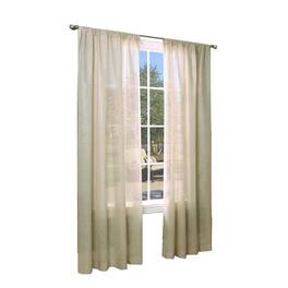 Commonwealth Home Fashions - Commonwealth Thermasheer Weather Vane Insulated Pocket Top Panel - 50"x72" - Linen