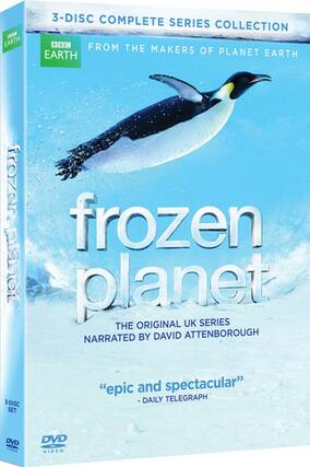 Front. Frozen Planet - DVD.