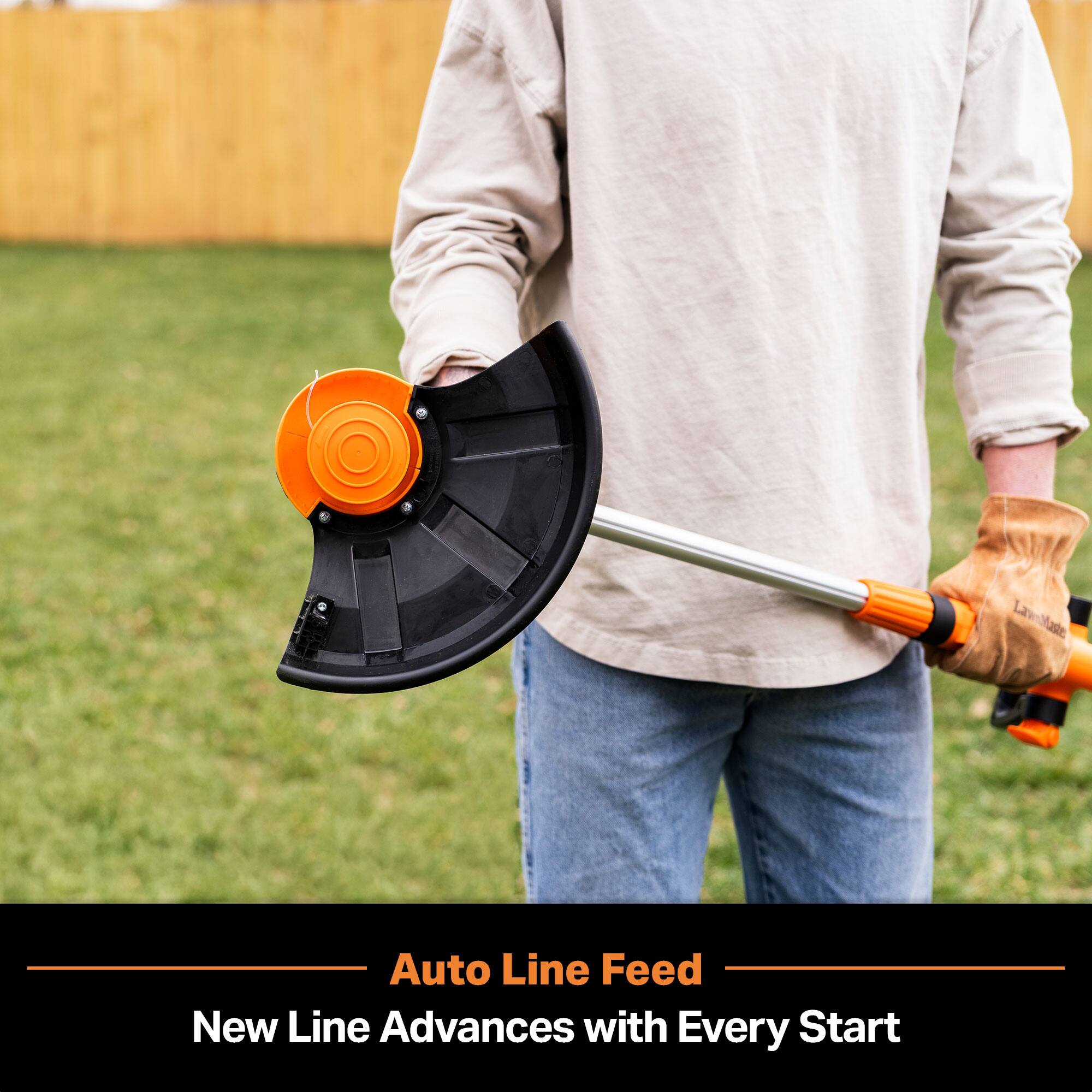 Auto Line Feed  
New Line Advances with Every Start