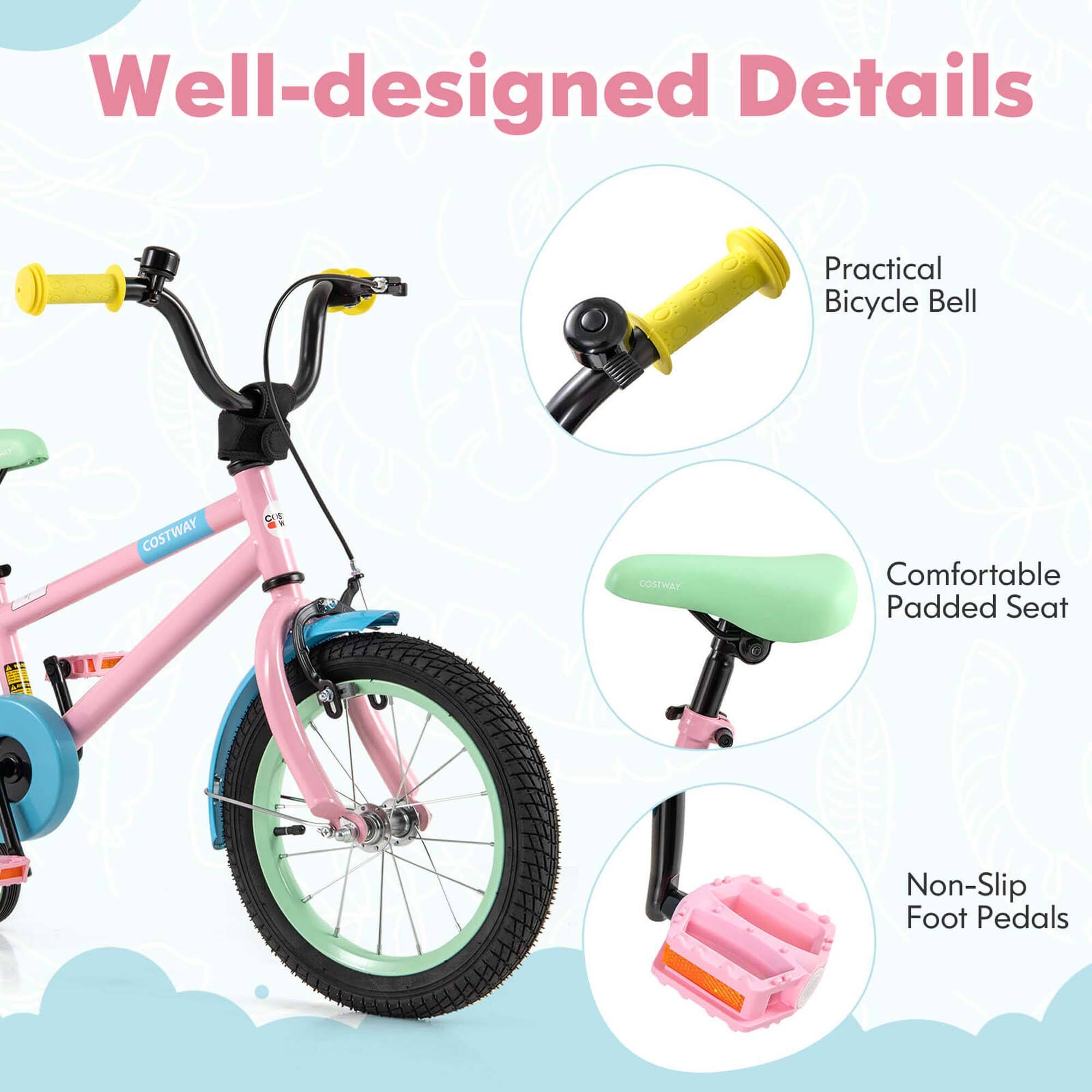 Well-designed Details

- Practical Bicycle Bell
- Comfortable Padded Seat
- Non-Slip Foot Pedals