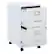 Alt View 14. OSP Home Furnishings - 2 Drawer Mobile Locking Metal File Cabinet - White.