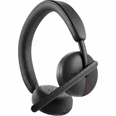 Front. Dell - Dell Wireless Headset - WL3024 - Microsoft Teams Certification - Siri, Google Assistant, Bixby - Stereo - Wireless - Blue.