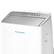 Alt View 6. Keystone - 14,000 BTU ASHRAE/12,000 BTU DOE Portable Inverter Air Conditioner with Remote Control - White.