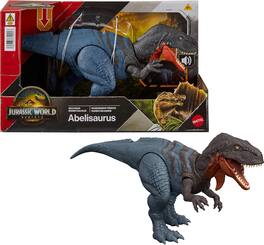 Mattel - Jurassic World: Rebirth Wild Roar Abelisaurus - COLLECTIBLES - Multicolor