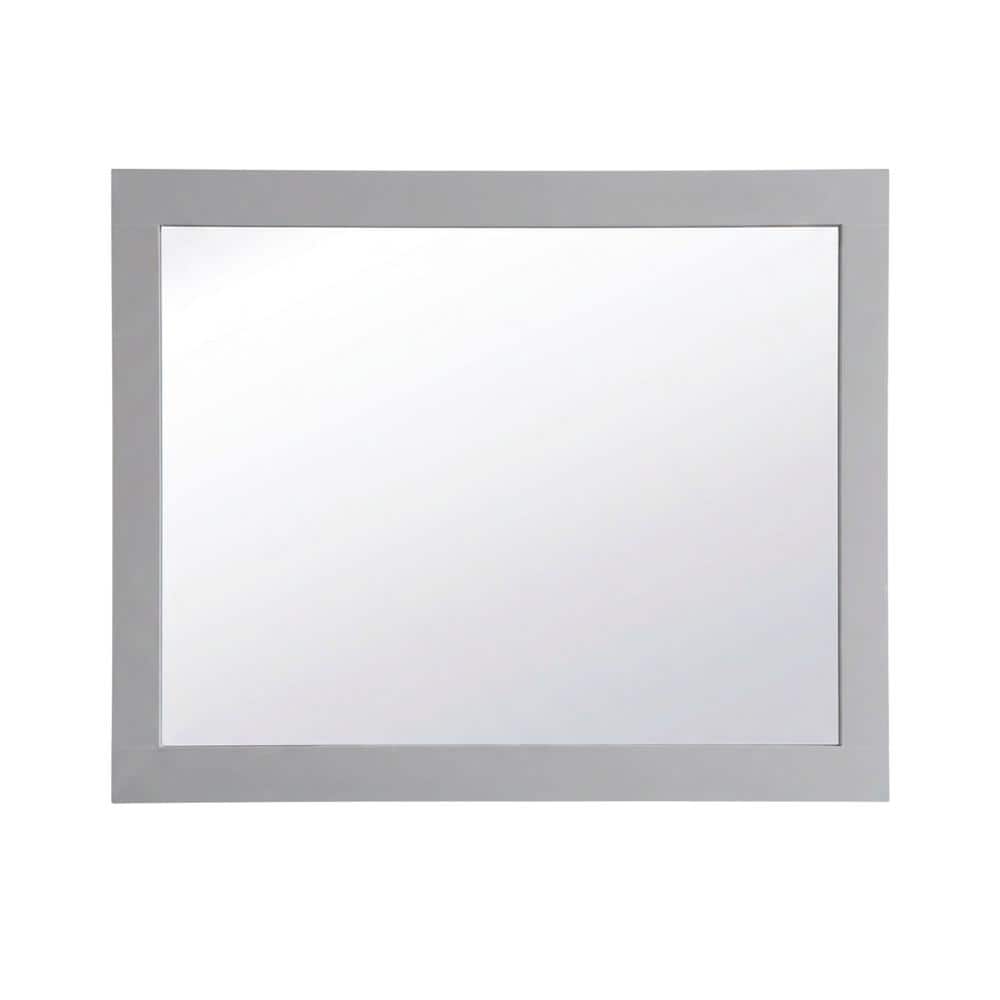 Elegant Decor - Aqua rectangle vanity mirror 24 inch in Grey - Gray price history on PriceWatchPro
