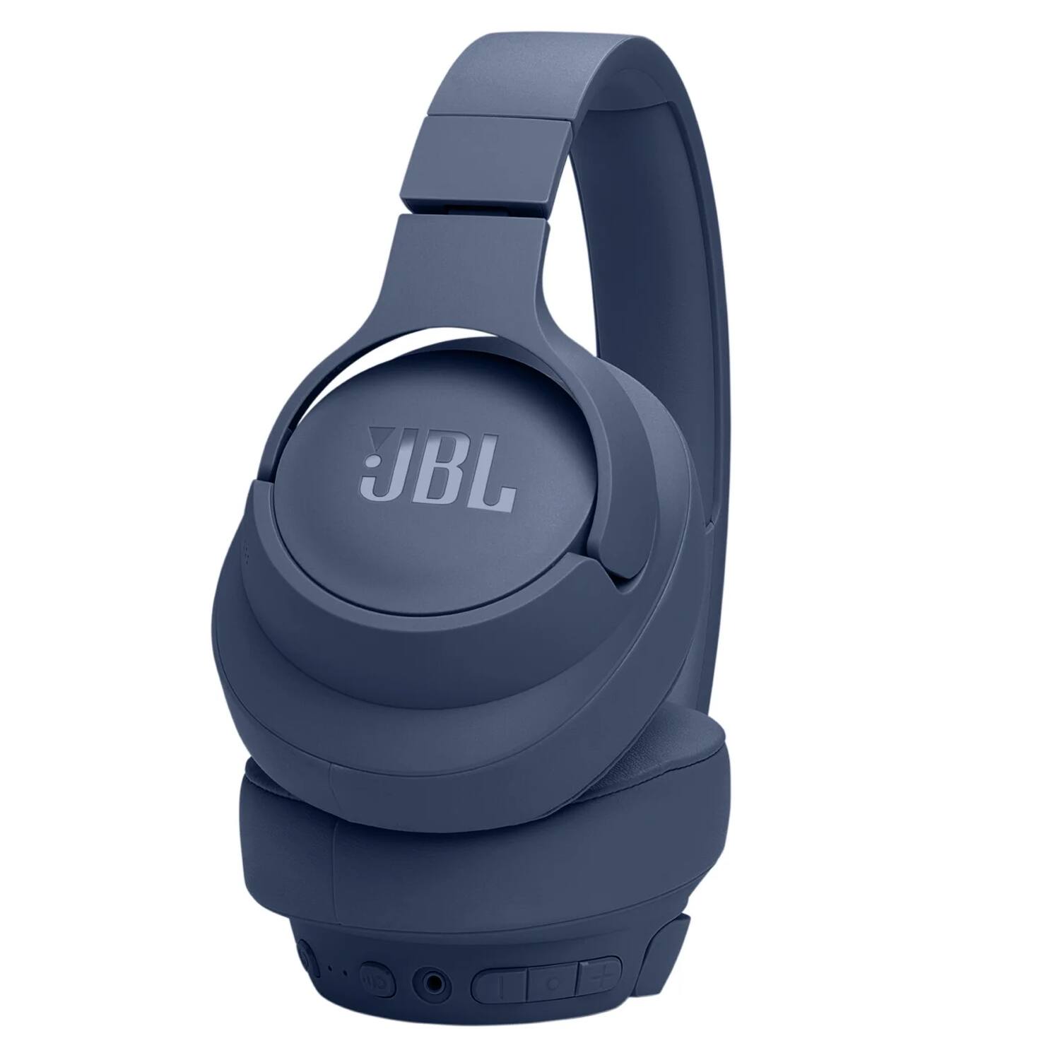 Alt View 4. JBL - JBL - Tune 770NC Adaptive Noise Cancelling Wireless Over-Ear Headphone - Blue - Blue.