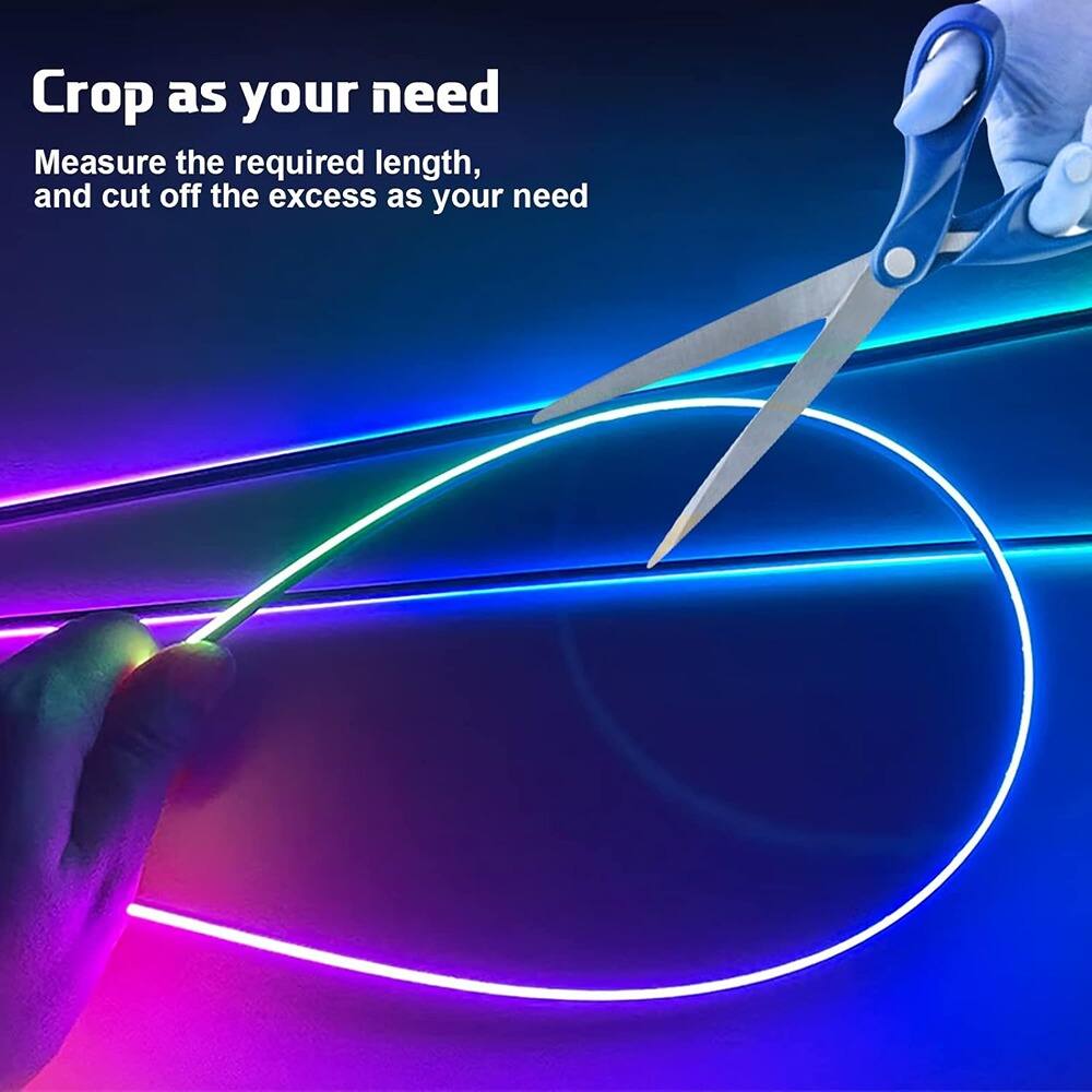 Crop as your need

Measure the required length, and cut off the excess as your need