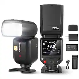 Neewer - Z880-N i-TTL Flash for Nikon, 76Ws Speedlight, HSS, 2600mAh, Upgraded UI
