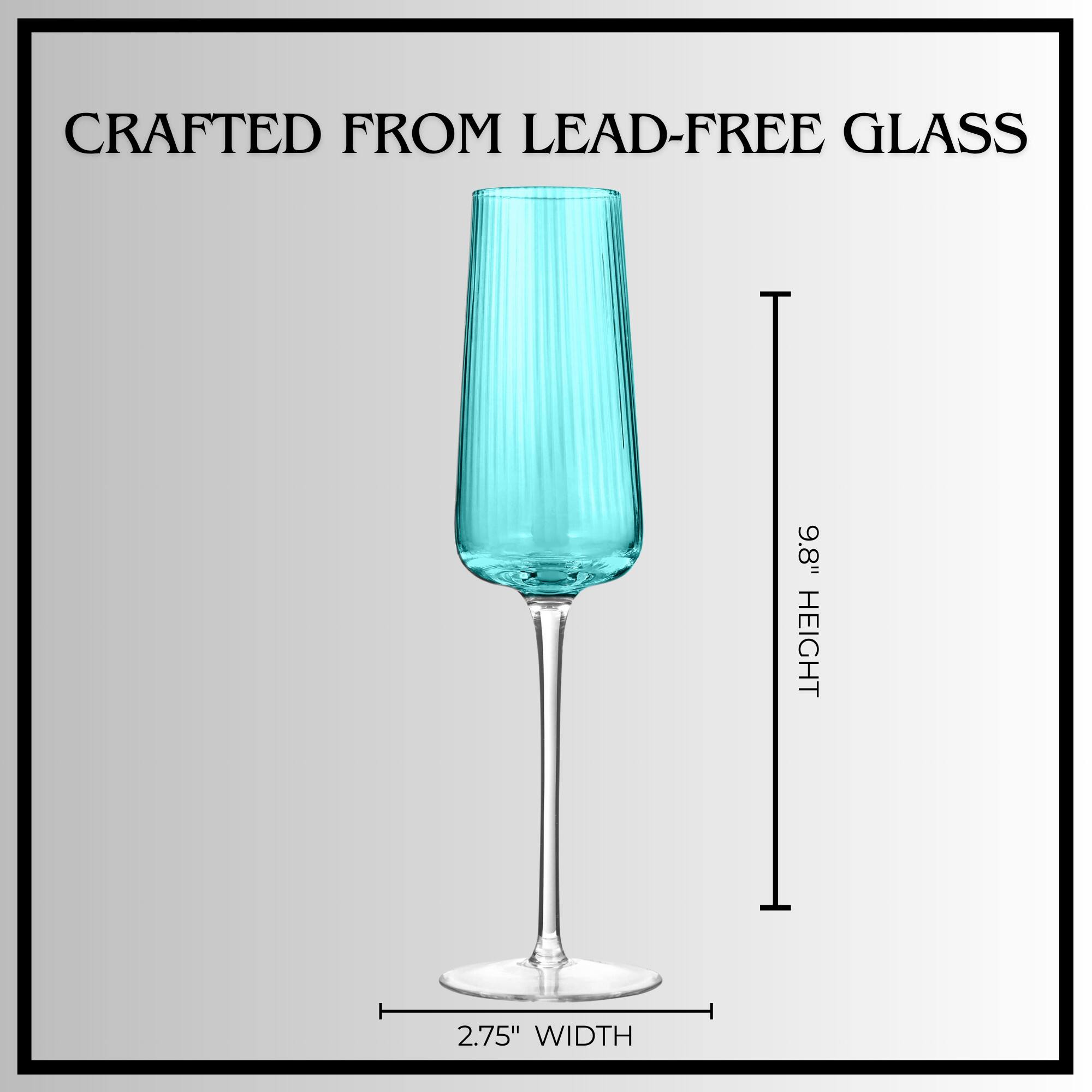 CRAFTED FROM LEAD-FREE GLASS  
9.8" HEIGHT  
2.75" WIDTH