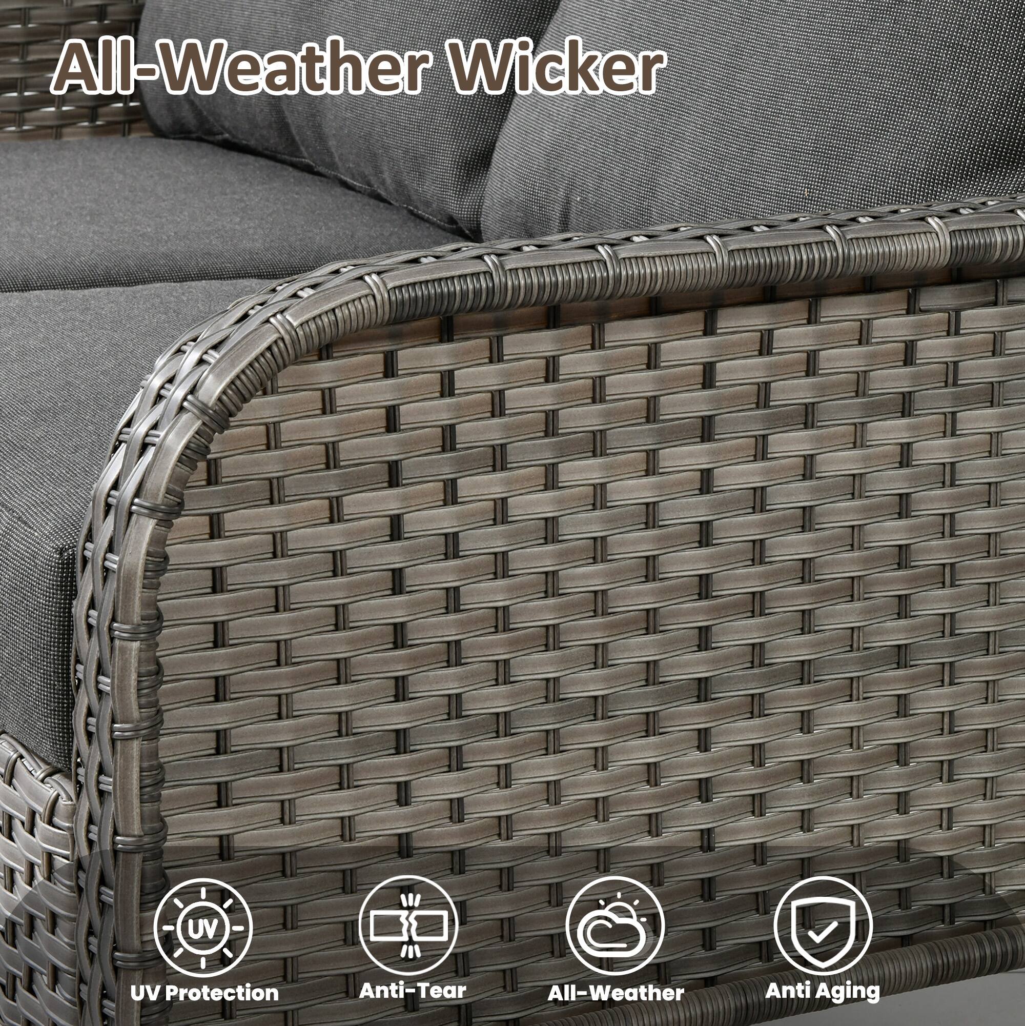All-Weather Wicker

- UV Protection
- Anti-Tear
- All-Weather
- Anti Aging