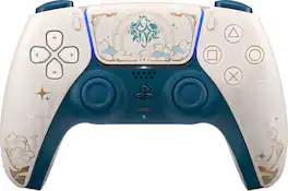 Sony Interactive Entertainment - DualSense Wireless Controller – Genshin Impact Limited Edition for PS5, PC, Mac & Mobile - White