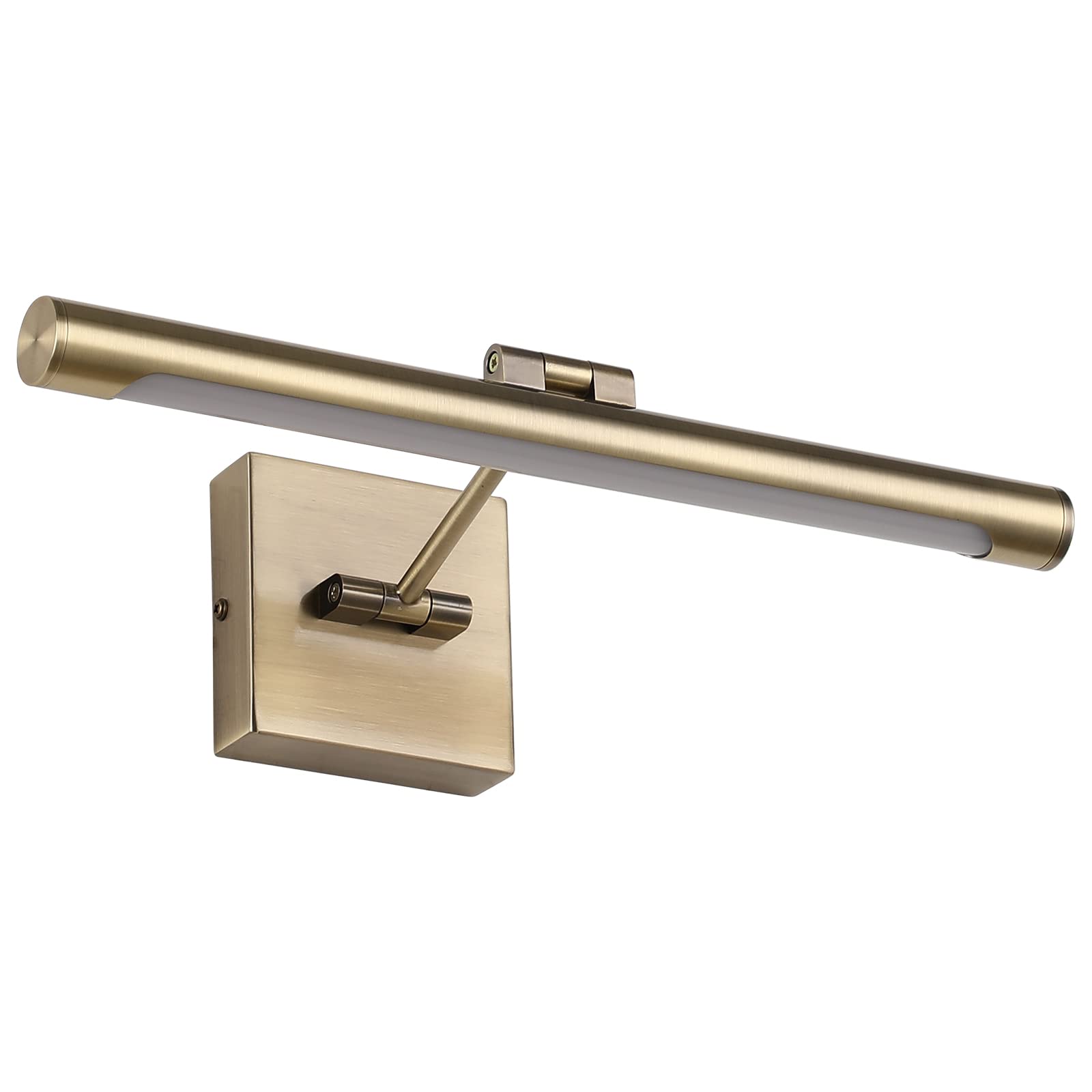 Front. TECH SAFARI - Picture Light For Painting Dimmable Art Display With Adjustable Swing Arm Frame Artworking Portrait antiqu - AB Dimmable(3000k Warm White) Dimmable 16.53" Long.