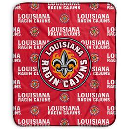 Pegasus - Louisiana Ragin' Cajuns 50" x 60" Repeat Wordmark Fleece Blanket - Multicolor