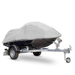 Pyle - Jetski Cover, Marine Grade, Waterproof Fabric, Trailer Storage, Elastic Cord, 102” to 107” Length