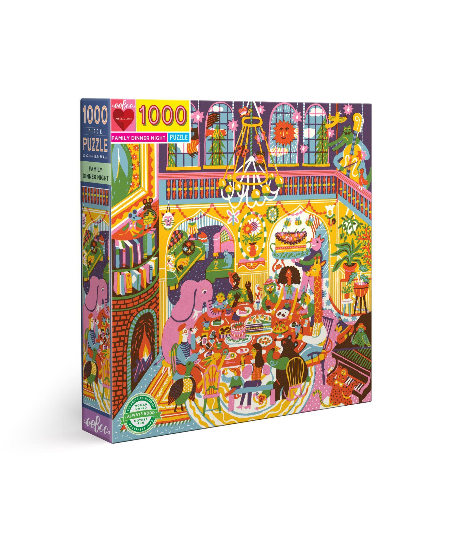 coffee 1000 MACK 100% 1000 PIECE FAMILY DINNER NIGHT PUZZLE PUZZLE 3 3 500.3.5.km 3

FAMILY DINNER NIGHT

PROS RECYCLES MOWAM OWNED HYLENUTY ALWAYS GOOD MOTHER