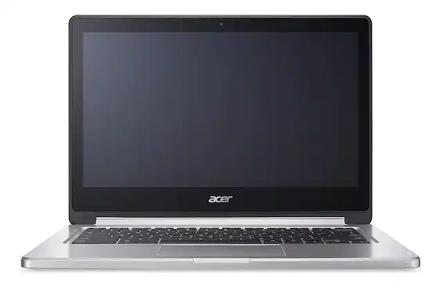 Front. Acer - Acer Chromebook R 13 CB5-312T-K6TF Mediatek 1.60 GHz 4GB Ram 32GB Chrome OS - Silver.