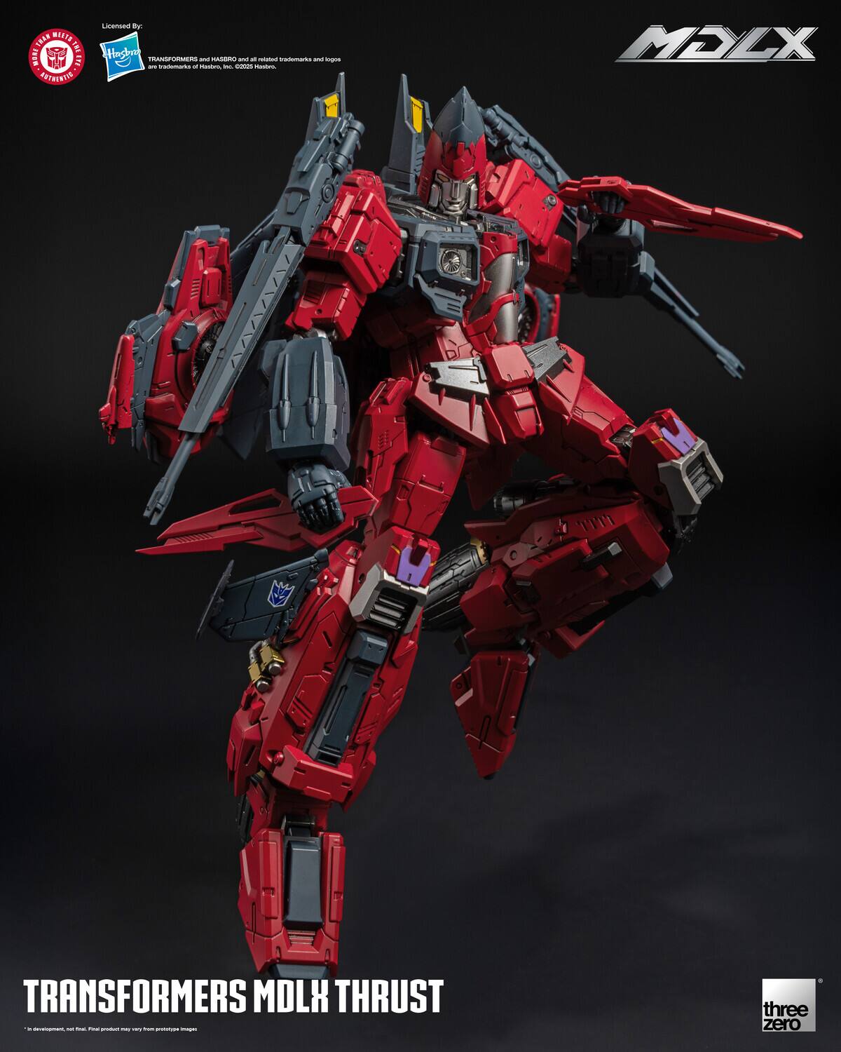 19 WETTER A THE ASTRENTIE  
Licensed by: Hasbro  
TRANSFORMERS HANG - - Aoondon trammarts an - - nademarts - n - -it - MELX  
TRANSFORMERS MDLX THRUST  
three zero