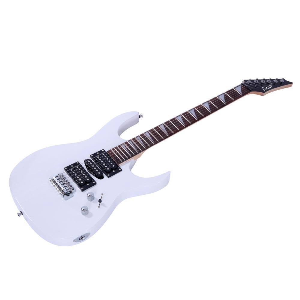 Angle. Winado - 39" Electric Guitar with 20Watt Amp, Full Size 170 Model Starter Guitar Kit for Beginners Professionals W/Bag, Shoulder.