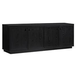 Hudson&Canal - Ormond Rectangular TV Stand for TV's up to 75" - Black Grain